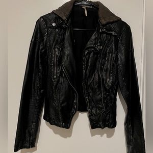 Free People Faux Leather Jacket